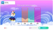 Just Dance 2020 coach selection screen (camera)