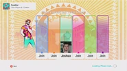 Just Dance 2020 coach selection screen