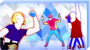 Oscar Stellar on the second icon for the Just Dance Now playlist "Fitness Jam" (along with New Rules (Extreme Version) and Rowan Tiger)