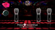 Just Dance Wii ready screen