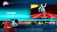 Just Dance (Sweat Version) on the Just Dance 2017 menu