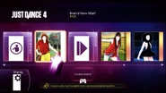 Brand New Start on the Just Dance 4 menu (Xbox 360)