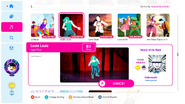 Louie Louie on the Just Dance 2022 menu