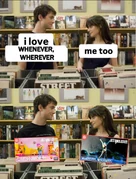 Meme showing two people referring to different versions of the routine