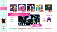 La Bicicleta on the Just Dance 2020 menu