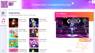 Con Altura on the Just Dance Now menu (2020 update, computer)