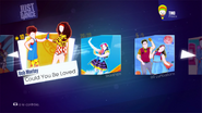 Could You Be Loved on the Just Dance 2014 menu