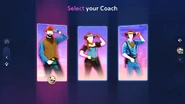 Just Dance 2023 Edition coach selection screen