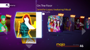On the Floor on the Just Dance 4 menu (Wii/PS3/Wii U)