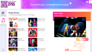 Nitro Bot on the Just Dance Now menu (2020 update, computer)