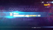 Just Dance 2016 scoring screen