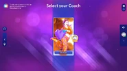Just Dance 2026 Edition coach selection screen