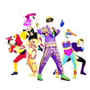 Oscar Stellar on the Just Dance 2018 demo end screen