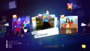 Gentleman on the Just Dance Wii U menu