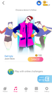 Just Dance Now coach selection screen (re-updated, phone)