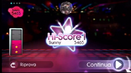 Just Dance 2 scoring screen