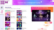 Day-O (The Banana Boat Song) on the Just Dance Now menu (2020 update, computer)