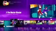 The Master Blaster on the Just Dance 2017 menu
