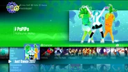 PoPiPo on the Just Dance 2017 menu
