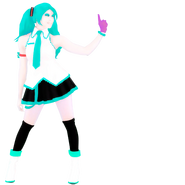 Hatsune Miku on Photobooth