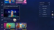 The Fox (What Does The Fox Say?) on the Just Dance 2023 Edition menu