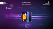 Coach selection screen (Dance Mash-Up)