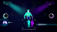 Just Dance 3 coach selection screen (Xbox 360)