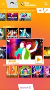 No Limit on the Just Dance Now menu (2017 update, phone)