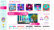 Epic Sirtaki on the Just Dance 2020 menu