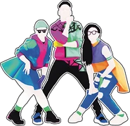 The album coach seen in The Art of Just Dance (10th Anniversary Edition)
