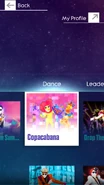 Şarkı Seçim Menüsü (2016) (Just Dance Controller)