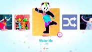 Water Me on the Just Dance 2020 menu (Kids Mode)