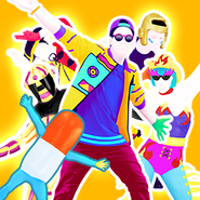 The coach's appearance on the Just Dance square on Just Dance 2018