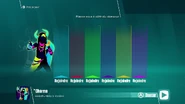 Just Dance 2018 coach selection screen (8th-gen)