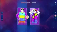 Just Dance 2024 Edition coach selection screen