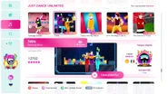 Tetris on the Just Dance 2020 menu