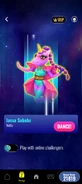 Just Dance Now coach selection screen (2024 update, phone)