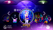 Dance All Nite on the Just Dance 3 menu (Wii/PS3)