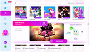 John Wayne (Extreme Version) on the Just Dance 2019 menu