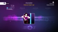 Just Dance 4 coach selection screen (Dance Mash-Up)