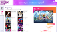 Fight Club on the Just Dance Now menu (2020 update, computer)