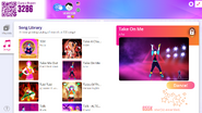 Take On Me on the Just Dance Now menu (2020 update, computer)