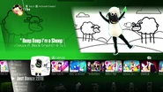 Beep Beep I’m A Sheep on the Just Dance 2018 menu (8th-gen)