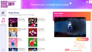 Maneater on the Just Dance Now menu (2020 update, computer)