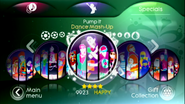 Pump It (Mashup) on the Just Dance 3 menu (Wii/PS3)