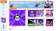 World Dance Floor in Just Dance 2022’s menu