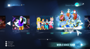 Epic Sirtaki on the Just Dance 2015 menu