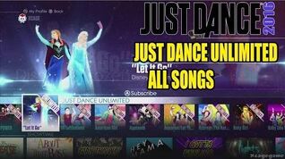 Just Dance 2016 - All Songs Just Dance Unlimited Full Songlist - Full Game HD
