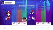 Just Dance 2020 coach selection screen (camera)