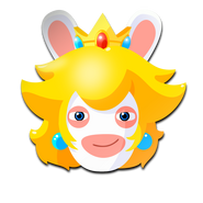 Unused avatar for the Rabbid Peach Version